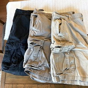 Used mens cargo shorts bundle